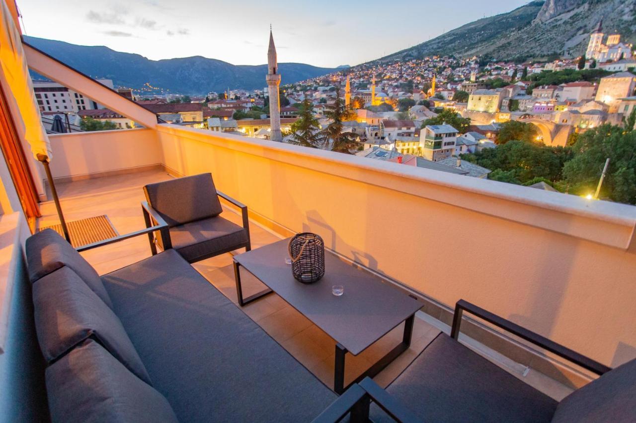 Sky Penthouse Old Bridge With Sauna And Jacuzzi Mostar Eksteriør bilde